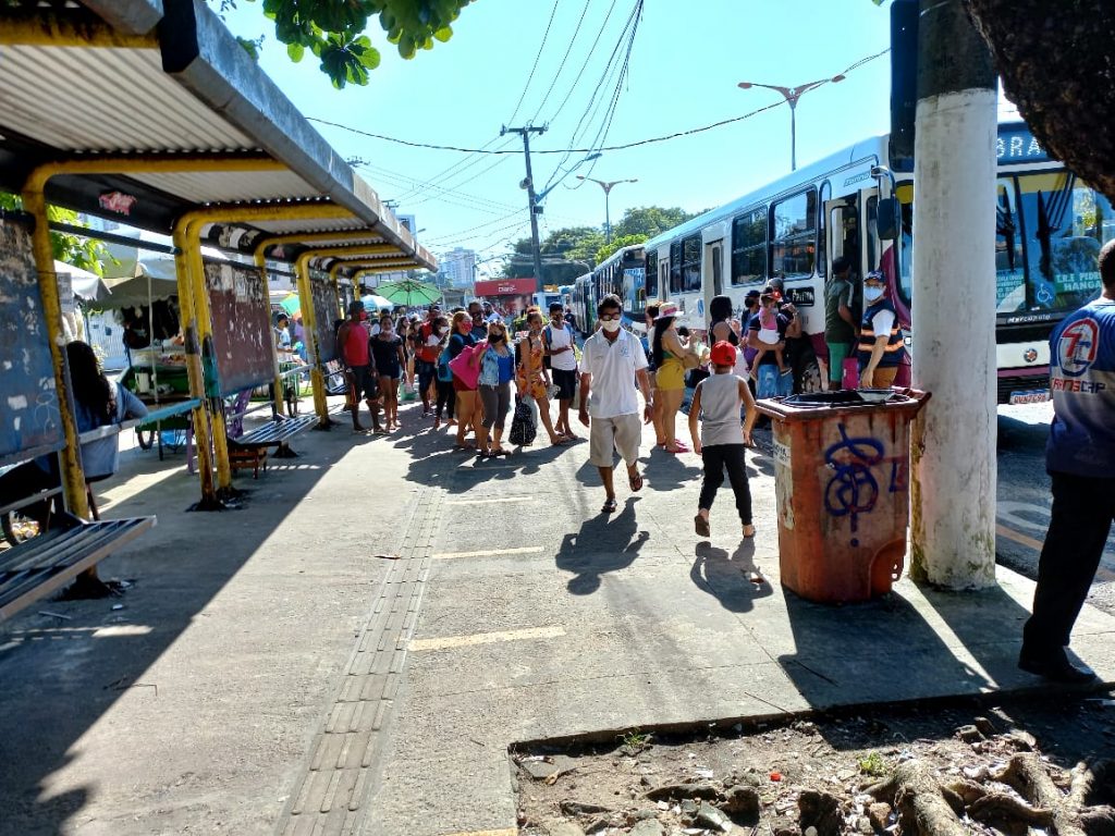 Sábado movimentado no terminal para transporte de Mosqueiro, em São Brás. Foto: Ascom SeMOB.