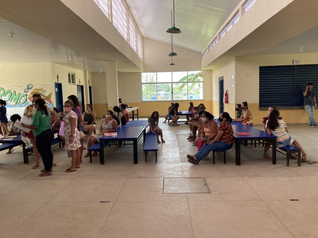 Primeira ação do Coau Itinerante em Outeiro, na Escola Municipal Professor Pedro Demo, no bairro da Água Boa, realizado no dia 20 de novembro de 2021