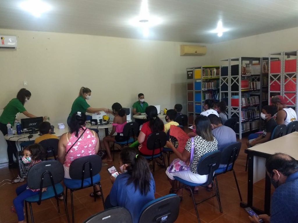 Visita do Coau Itinerante na Escola Municipal Abel Martins, em Mosqueiro, no dia 20/07/2021