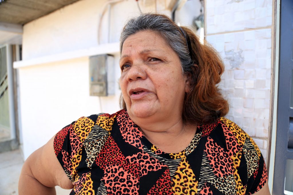 Jaciara Modesto, 61 anos Cabeleireira e moradora da Celso Malcher, recebeu a notícia da drenagem e pavimentação da via com esperança em dias melhores