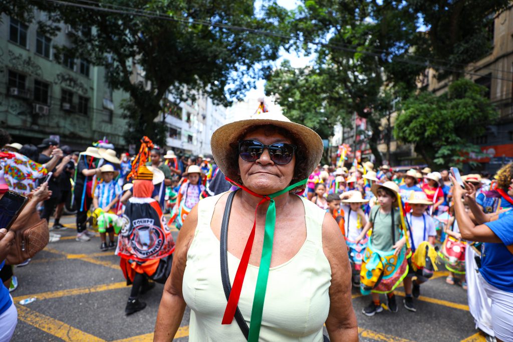 A cabelereira Marta Marinho se emocionou com o retorno do arrastão cultural do Pavulagem, uma das maiores manifestações do mês de junho na capital paraense
