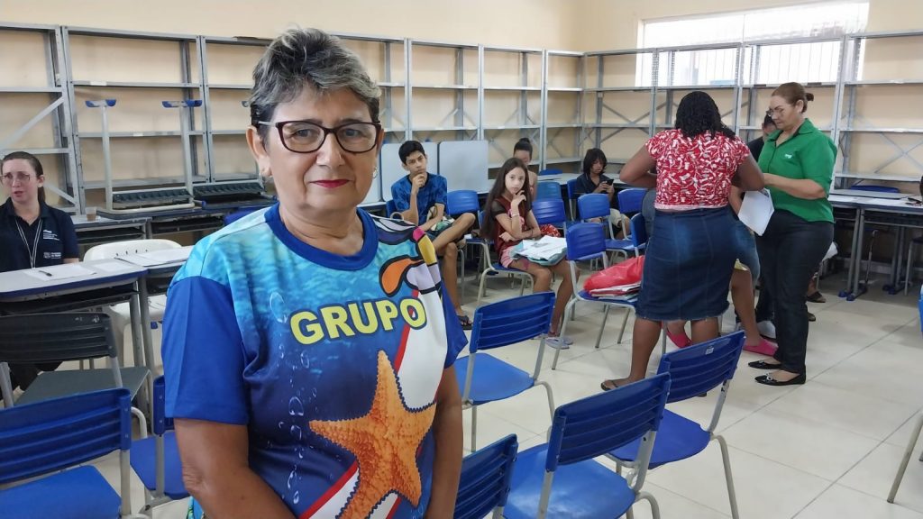 Para a aposentada, Letícia Conceição, realizar a ação no bairro, tão perto da comunidade, representa economia de tempo no deslocamento