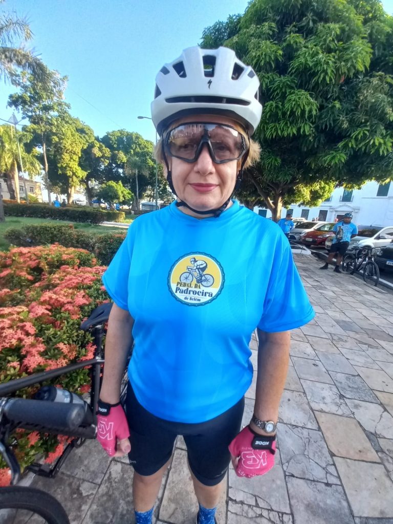 A autônoma Belina Soares já percebe o aumento da extensão da malha cicloviária e aprovou a ciclorrota na Cidade Velha