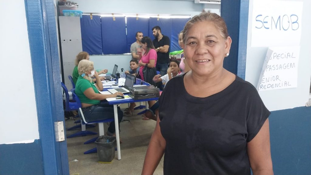 A diarista Maria Joana saiu satsfeita da BelémCidadã por ter acesso à meia-passagem perto de sua casa