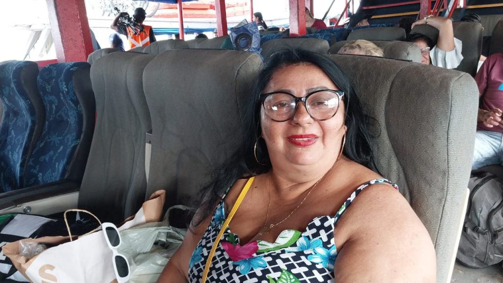 Para Milene Cristina, acompanhada do marido e dos filhos, a viagem de navio e brincar o carnaval em Cotijuba serão experiências novas.