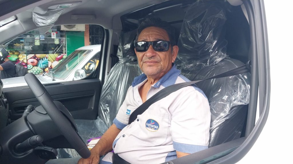 "Com essa ação educativa, as coisas vão melhorar e o pessoal vai se conscientizar”, acredita o condutor Manoel Pinheiro
